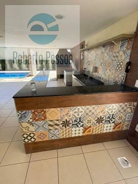 deck com churrasqueira
